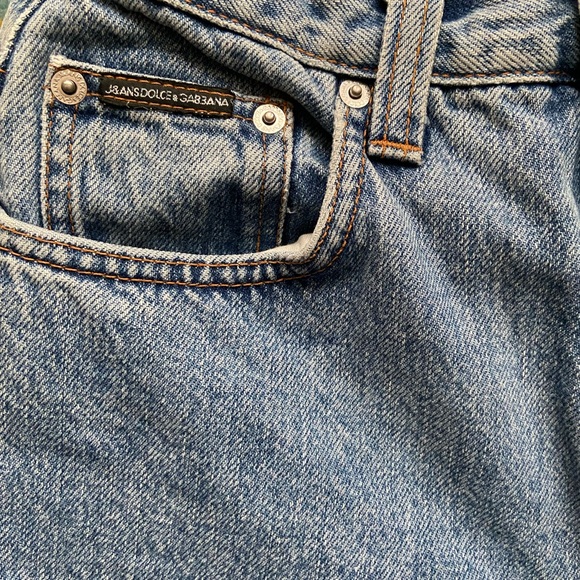 DOLCE & GABBANA High Waisted Jeans Vintage Distressed Wash Denim J&ANS - Picture 6 of 12